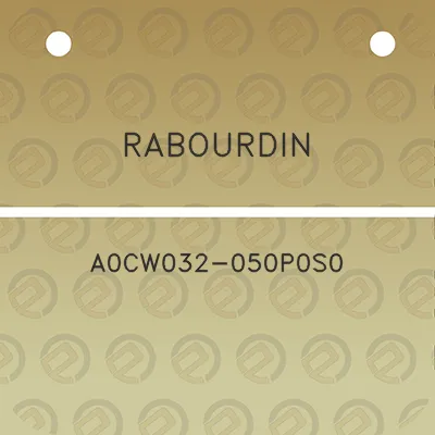 rabourdin-a0cw032-050p0s0