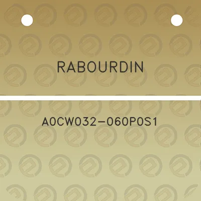 rabourdin-a0cw032-060p0s1