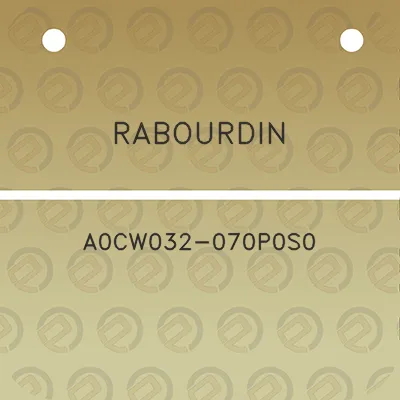 rabourdin-a0cw032-070p0s0