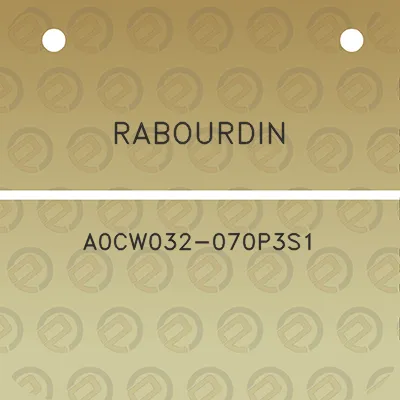 rabourdin-a0cw032-070p3s1