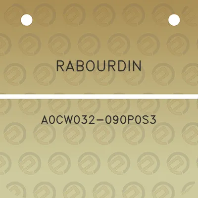 rabourdin-a0cw032-090p0s3