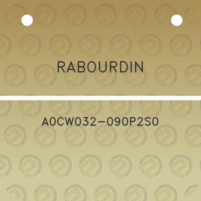 rabourdin-a0cw032-090p2s0