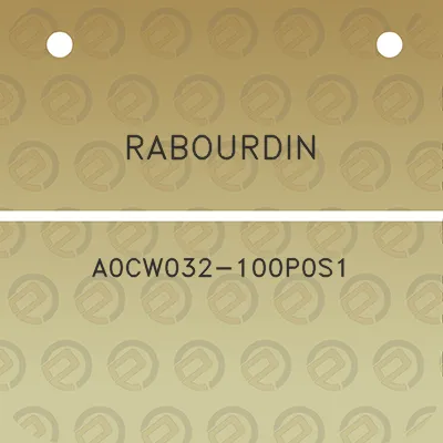 rabourdin-a0cw032-100p0s1