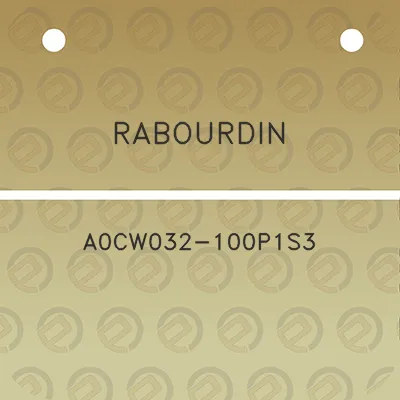 rabourdin-a0cw032-100p1s3