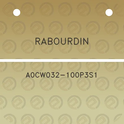 rabourdin-a0cw032-100p3s1