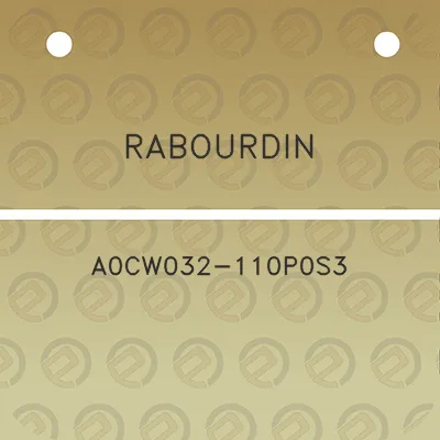 rabourdin-a0cw032-110p0s3