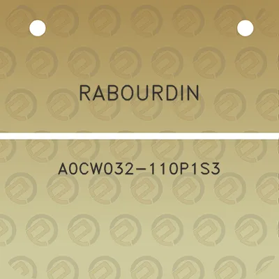 rabourdin-a0cw032-110p1s3