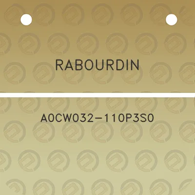 rabourdin-a0cw032-110p3s0
