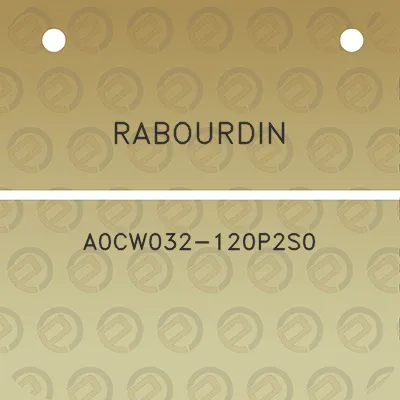 rabourdin-a0cw032-120p2s0