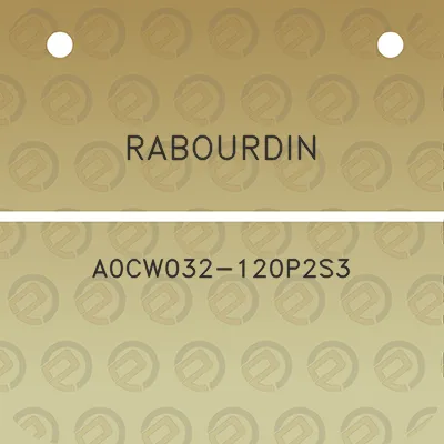 rabourdin-a0cw032-120p2s3