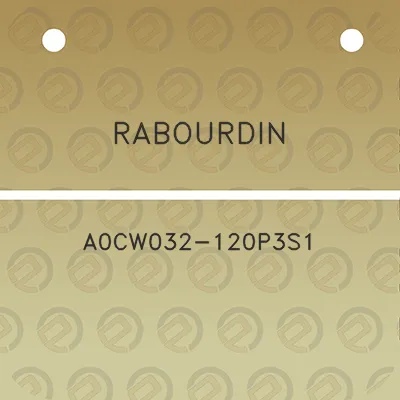 rabourdin-a0cw032-120p3s1