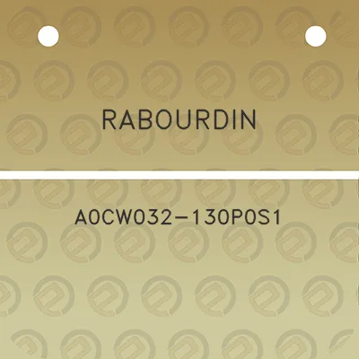 rabourdin-a0cw032-130p0s1