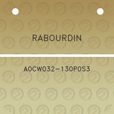 rabourdin-a0cw032-130p0s3