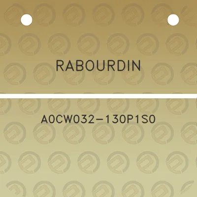 rabourdin-a0cw032-130p1s0