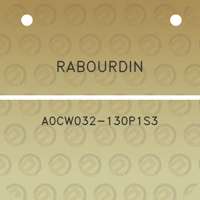 rabourdin-a0cw032-130p1s3