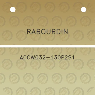 rabourdin-a0cw032-130p2s1