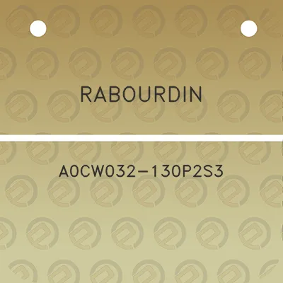 rabourdin-a0cw032-130p2s3