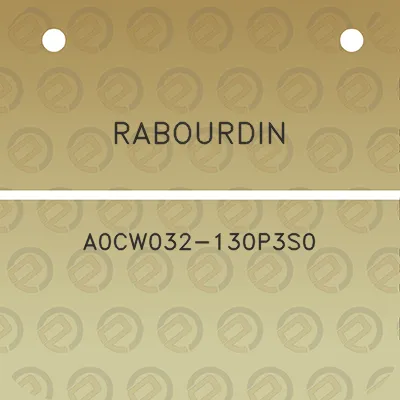 rabourdin-a0cw032-130p3s0