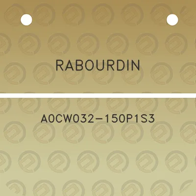 rabourdin-a0cw032-150p1s3