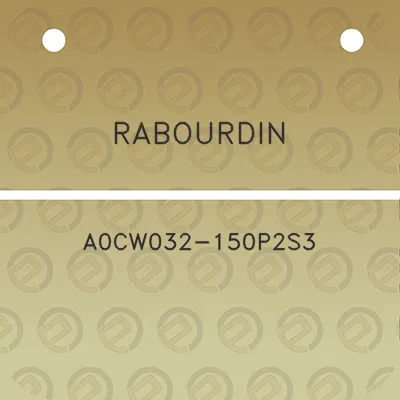 rabourdin-a0cw032-150p2s3