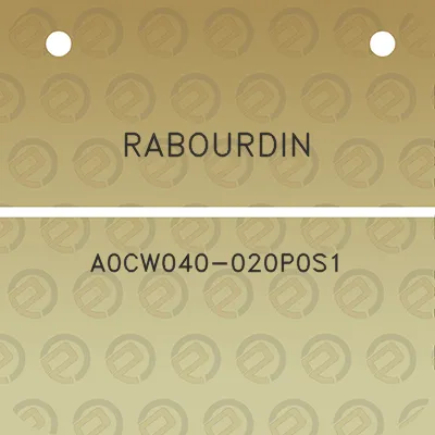 rabourdin-a0cw040-020p0s1