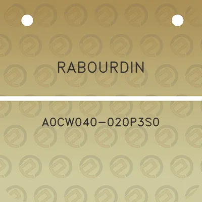 rabourdin-a0cw040-020p3s0