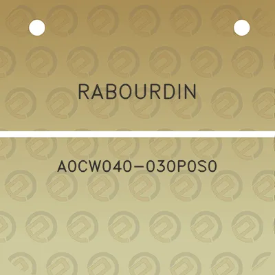 rabourdin-a0cw040-030p0s0