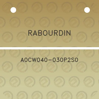 rabourdin-a0cw040-030p2s0