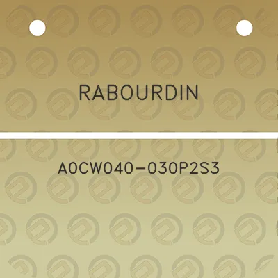 rabourdin-a0cw040-030p2s3