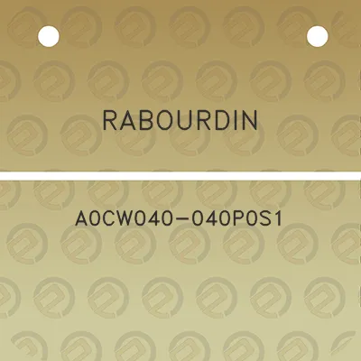 rabourdin-a0cw040-040p0s1