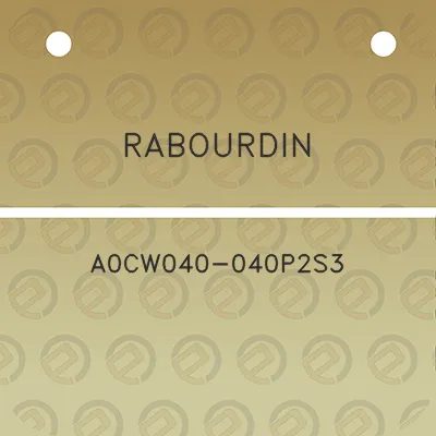 rabourdin-a0cw040-040p2s3