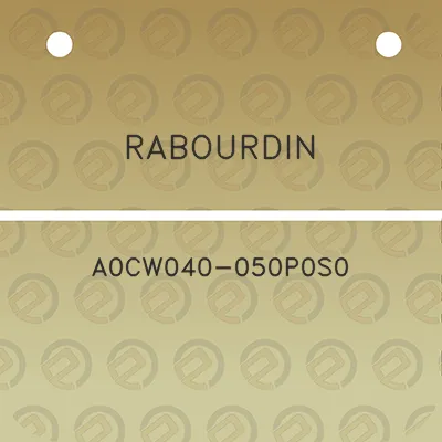 rabourdin-a0cw040-050p0s0