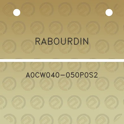 rabourdin-a0cw040-050p0s2