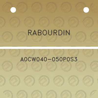 rabourdin-a0cw040-050p0s3