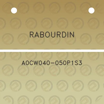 rabourdin-a0cw040-050p1s3