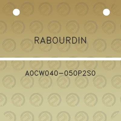 rabourdin-a0cw040-050p2s0