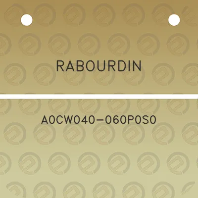 rabourdin-a0cw040-060p0s0