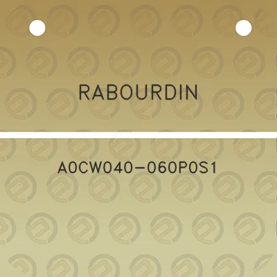 rabourdin-a0cw040-060p0s1