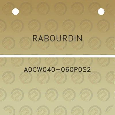 rabourdin-a0cw040-060p0s2