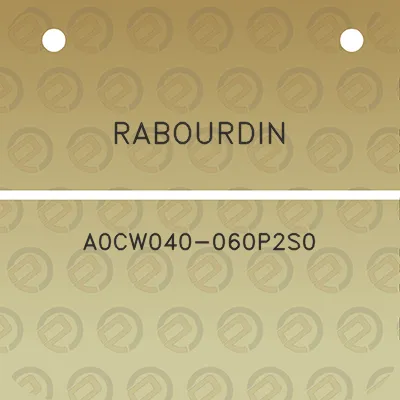 rabourdin-a0cw040-060p2s0