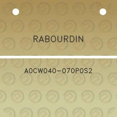 rabourdin-a0cw040-070p0s2