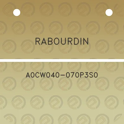 rabourdin-a0cw040-070p3s0