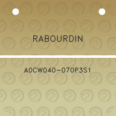 rabourdin-a0cw040-070p3s1