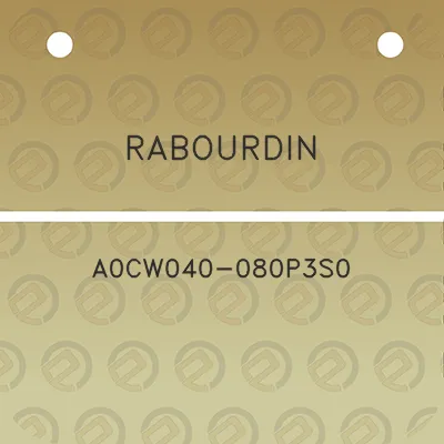 rabourdin-a0cw040-080p3s0