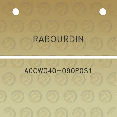 rabourdin-a0cw040-090p0s1