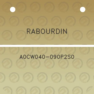 rabourdin-a0cw040-090p2s0