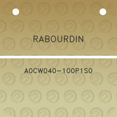 rabourdin-a0cw040-100p1s0