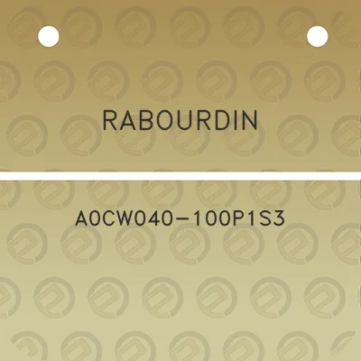 rabourdin-a0cw040-100p1s3