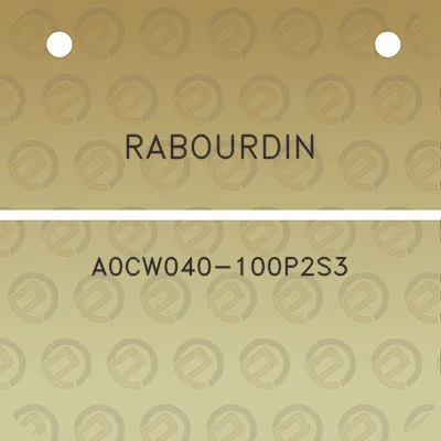 rabourdin-a0cw040-100p2s3