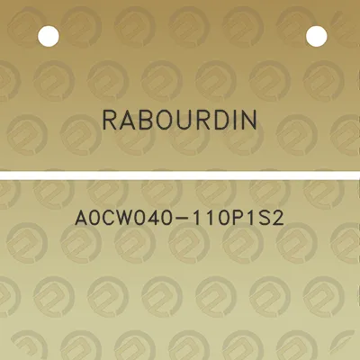 rabourdin-a0cw040-110p1s2